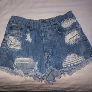 CARMAR “Titania” jean shorts